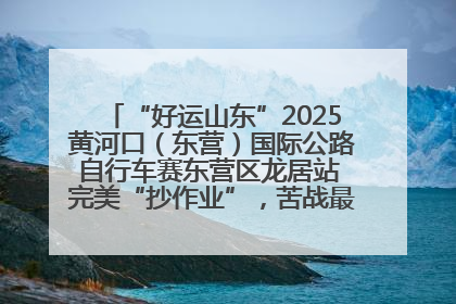 “好运山东”2025黄河口（东营）国际公路自行车赛东营区龙居站 完美“抄作业”，苦战最后时刻黄衫易主