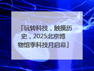 玩转科技，触摸历史，2025北京博物馆季科技月启幕