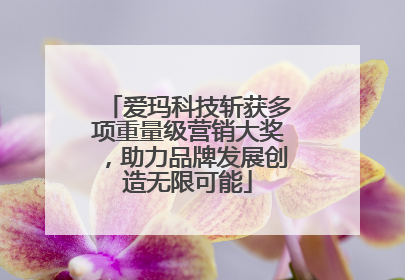 爱玛科技斩获多项重量级营销大奖，助力品牌发展创造无限可能