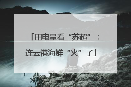 用电量看“苏超”：连云港海鲜“火”了