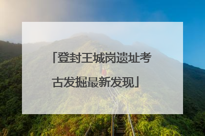 登封王城岗遗址考古发掘最新发现