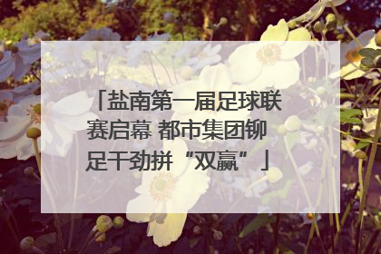 盐南第一届足球联赛启幕 都市集团铆足干劲拼“双赢”
