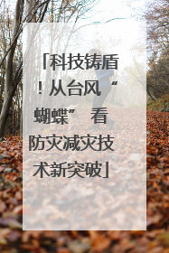 科技铸盾！从台风“蝴蝶” 看防灾减灾技术新突破