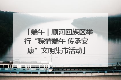 端午｜顺河回族区举行“粽情端午 传承安康”文明集市活动