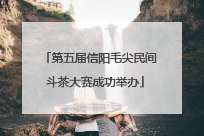 第五届信阳毛尖民间斗茶大赛成功举办