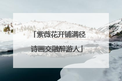 紫薇花开铺满径 诗画交融醉游人