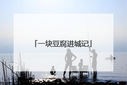 一块豆腐进城记