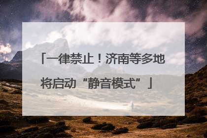 一律禁止！济南等多地将启动“静音模式”