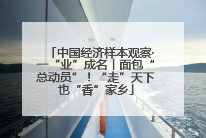 中国经济样本观察·一“业”成名丨面包“总动员”！“走”天下也“香”家乡