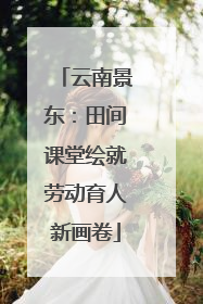 云南景东：田间课堂绘就劳动育人新画卷