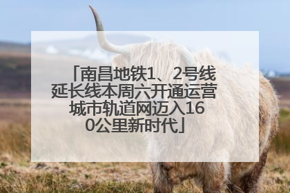 南昌地铁1、2号线延长线本周六开通运营 城市轨道网迈入160公里新时代