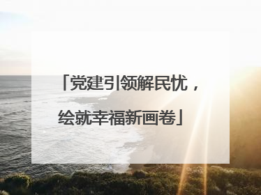 党建引领解民忧，绘就幸福新画卷