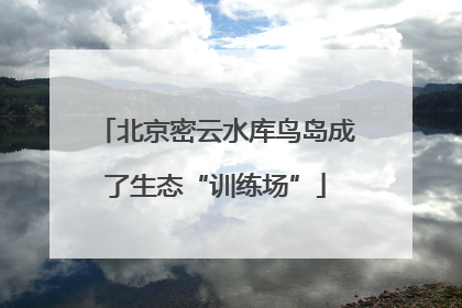 北京密云水库鸟岛成了生态“训练场”