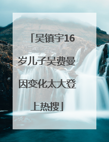 吴镇宇16岁儿子吴费曼因变化太大登上热搜