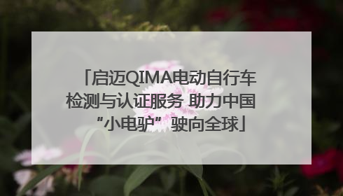 启迈QIMA电动自行车检测与认证服务 助力中国“小电驴”驶向全球
