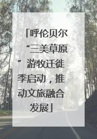 呼伦贝尔“三美草原”游牧迁徙季启动，推动文旅融合发展
