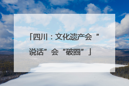 四川：文化遗产会“说话”会“破圈”