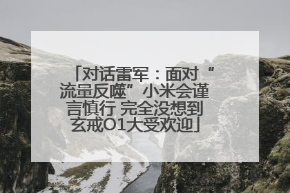 对话雷军：面对“流量反噬”小米会谨言慎行 完全没想到玄戒O1大受欢迎