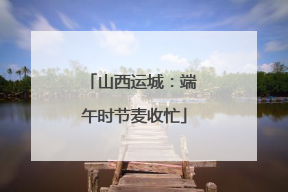 山西运城：端午时节麦收忙