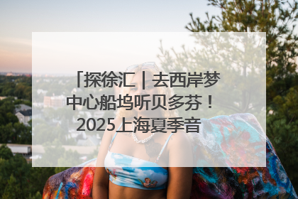 探徐汇｜去西岸梦中心船坞听贝多芬！2025上海夏季音乐节公布节目阵容