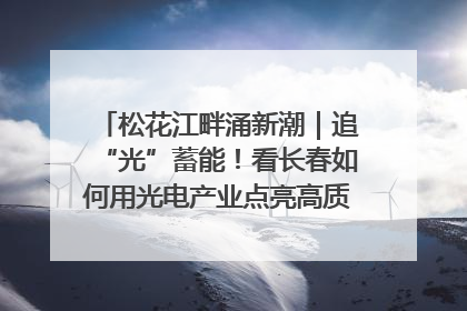 松花江畔涌新潮｜追“光”蓄能！看长春如何用光电产业点亮高质量发展新赛道