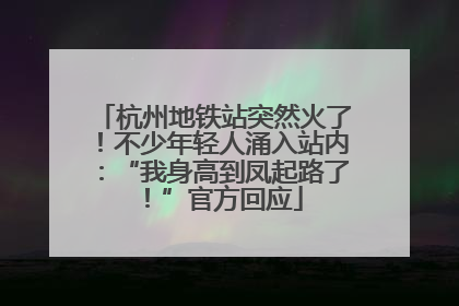 杭州地铁站突然火了！不少年轻人涌入站内：“我身高到凤起路了！”官方回应