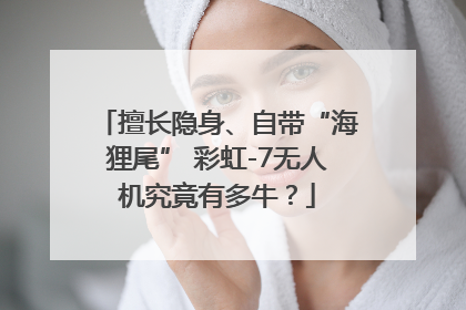擅长隐身、自带“海狸尾” 彩虹-7无人机究竟有多牛？