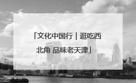 文化中国行｜逛吃西北角 品味老天津
