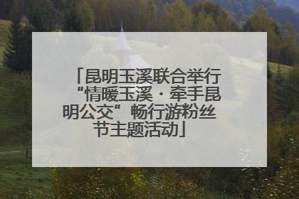 昆明玉溪联合举行“情暖玉溪・牵手昆明公交”畅行游粉丝节主题活动