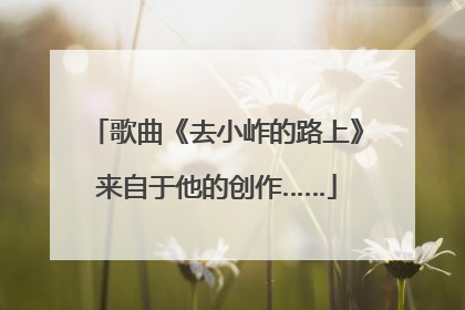 歌曲《去小岞的路上》来自于他的创作……