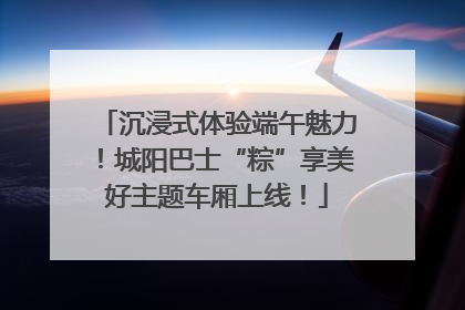 沉浸式体验端午魅力！城阳巴士“粽”享美好主题车厢上线！