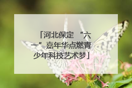 河北保定 “六一”嘉年华点燃青少年科技艺术梦