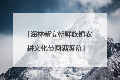 海林新安朝鲜族镇农耕文化节圆满落幕