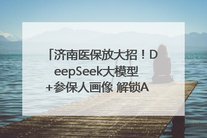 济南医保放大招！DeepSeek大模型+参保人画像 解锁AI医保管家新体验