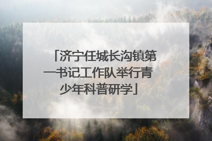济宁任城长沟镇第一书记工作队举行青少年科普研学