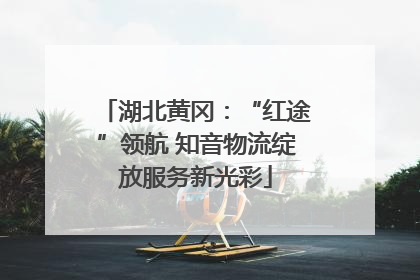 湖北黄冈：“红途”领航 知音物流绽放服务新光彩