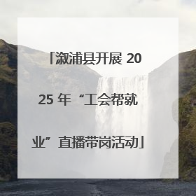 溆浦县开展 2025 年“工会帮就业”直播带岗活动