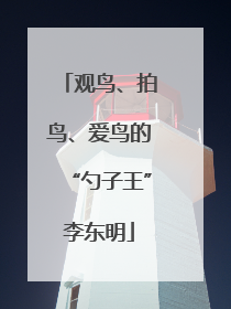 观鸟、拍鸟、爱鸟的“勺子王”李东明