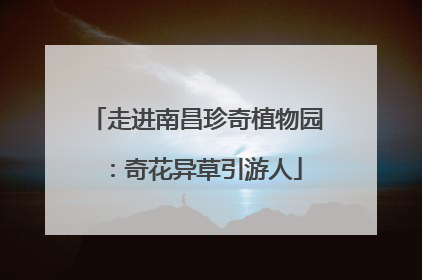 走进南昌珍奇植物园：奇花异草引游人