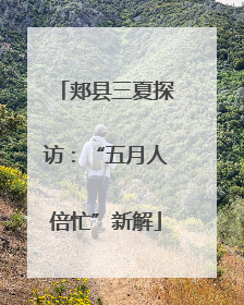 郏县三夏探访：“五月人倍忙”新解