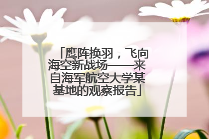 鹰阵换羽，飞向海空新战场——来自海军航空大学某基地的观察报告