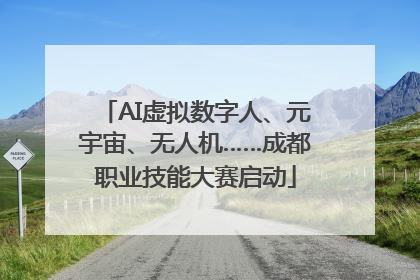 AI虚拟数字人、元宇宙、无人机……成都职业技能大赛启动
