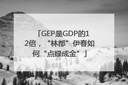 GEP是GDP的12倍，“林都”伊春如何“点绿成金”